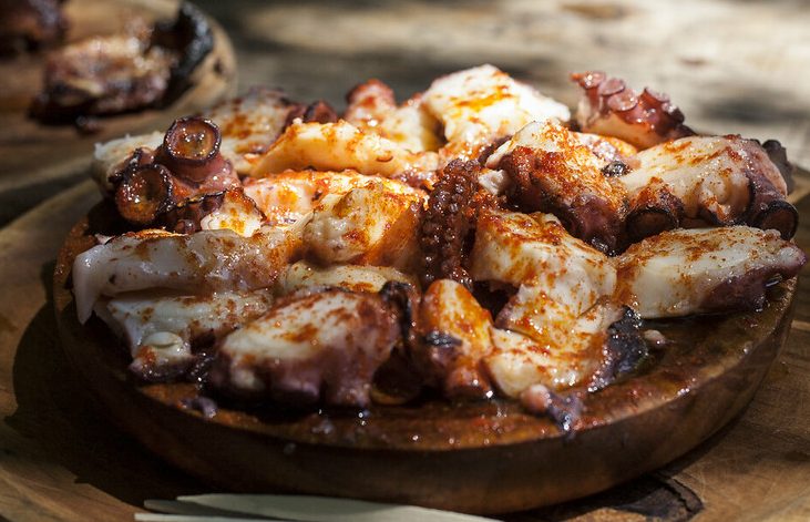 Pulpo a la gallega Spanish food