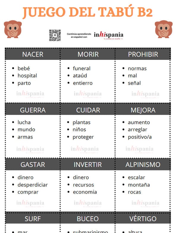 Spanish Learning Game